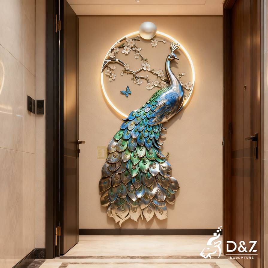 15-13 Modern Metal Animal Wall Sculptures for Your Spaces