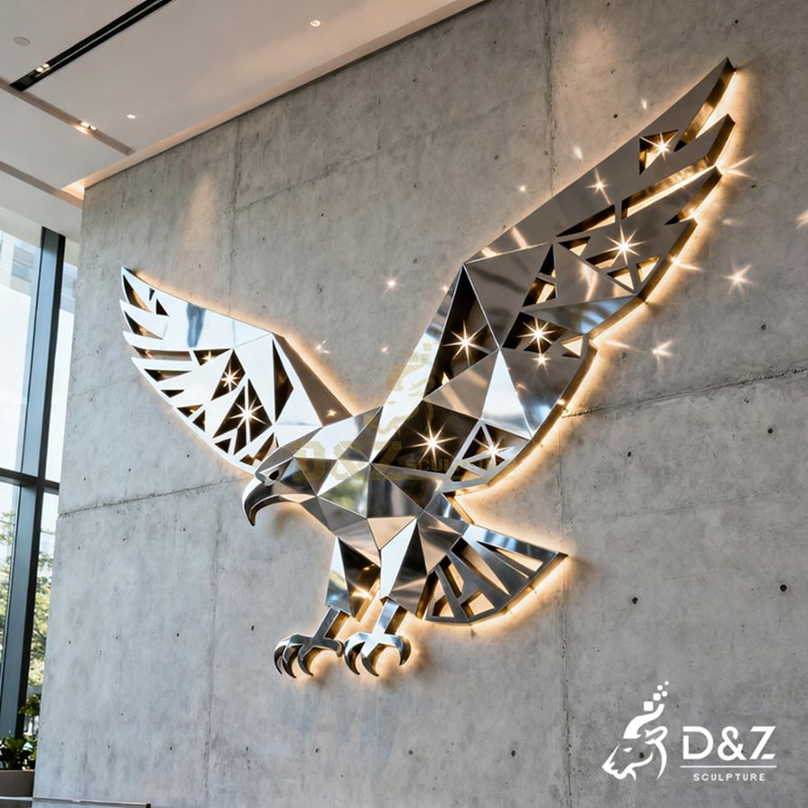 Metal Eagle Wall Sculpture 1 Metal Eagle Wall Sculpture 1