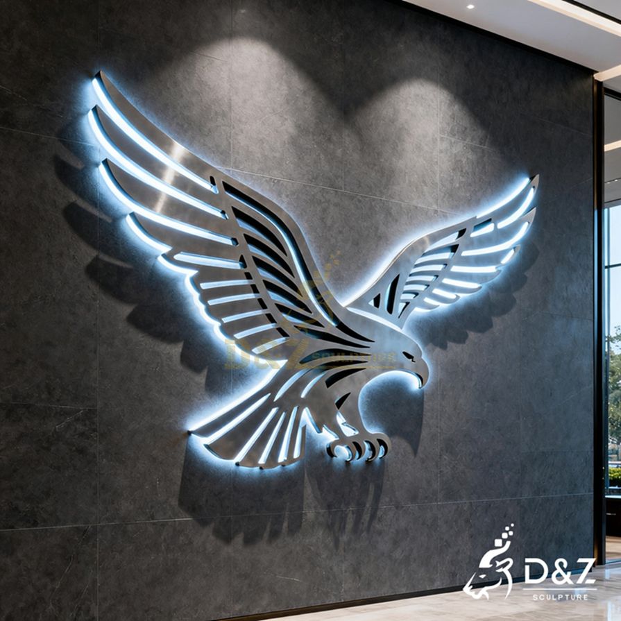Metal Eagle Wall Sculpture 2 Metal Eagle Wall Sculpture 2