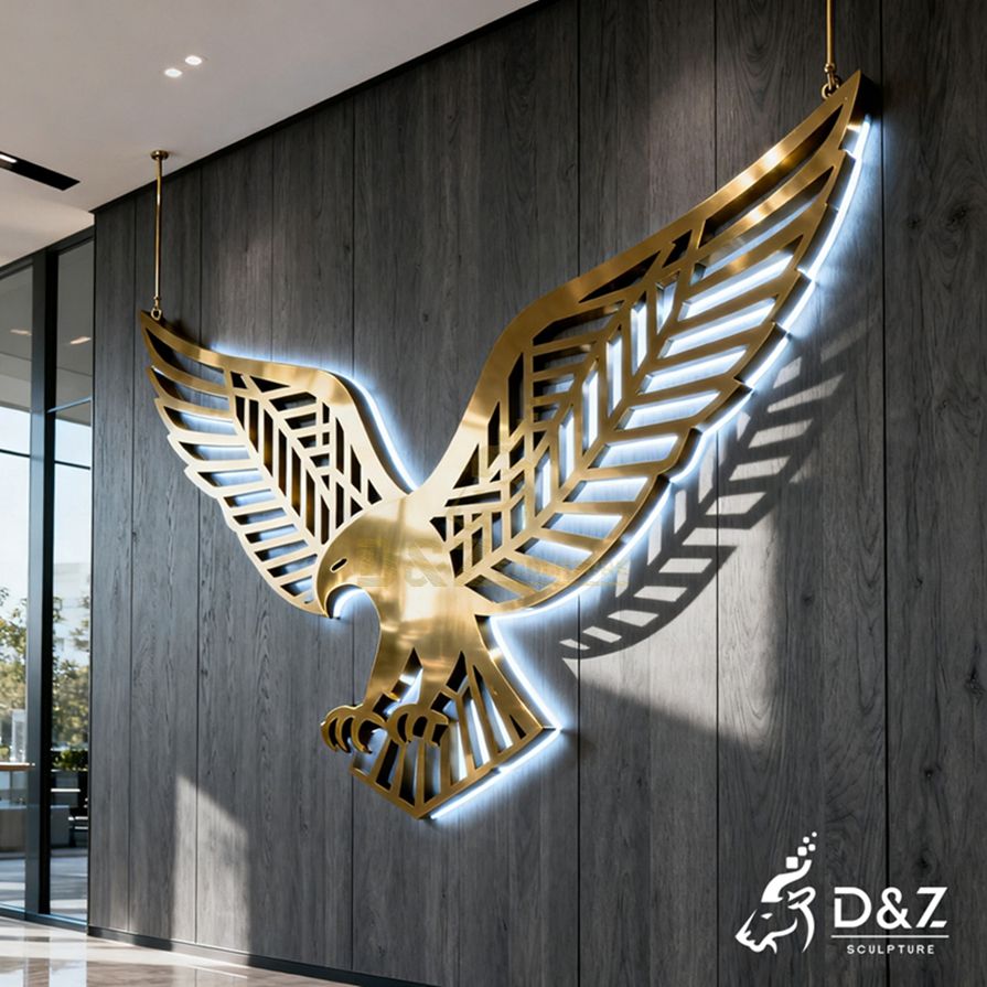 Metal Eagle Wall Sculpture 3 Metal Eagle Wall Sculpture 3