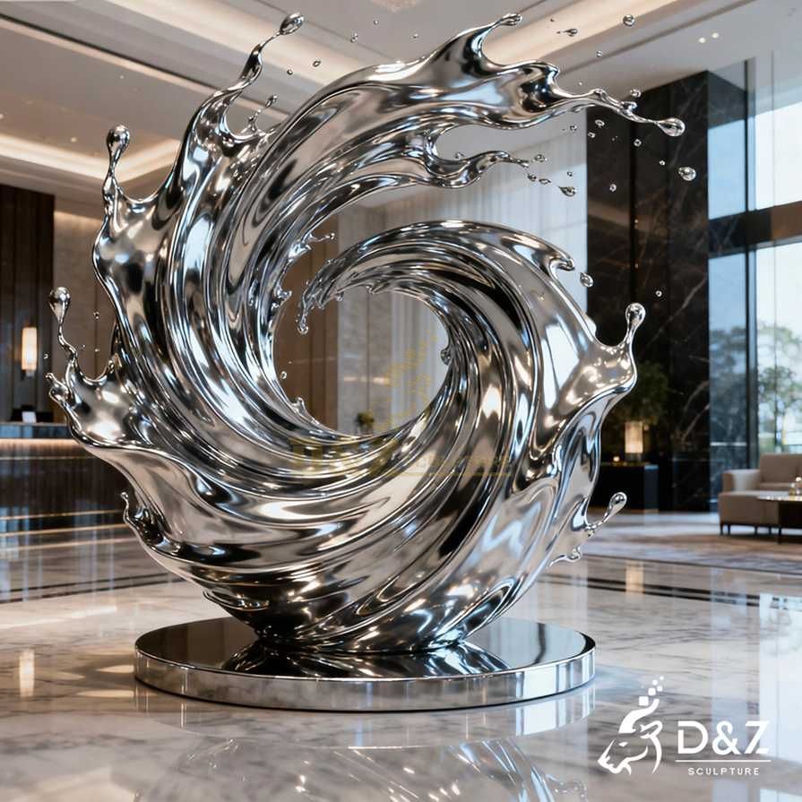 Metal Wave Sculpture 4 Metal Wave Sculpture 4