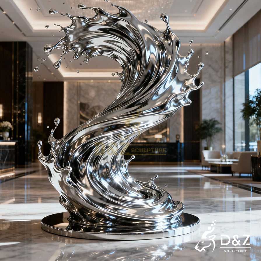 Metal Wave Sculpture 5 Metal Wave Sculpture 5