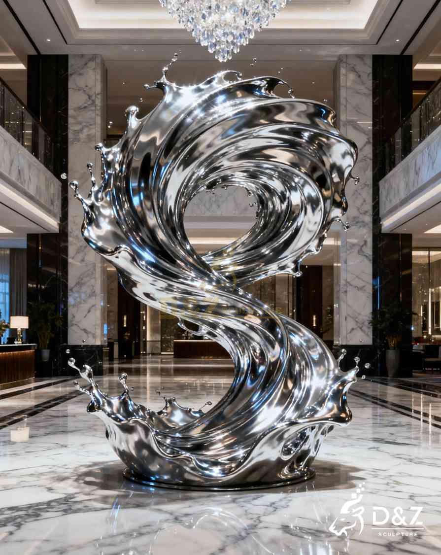 Metal Wave Sculpture 6 Metal Wave Sculpture 6
