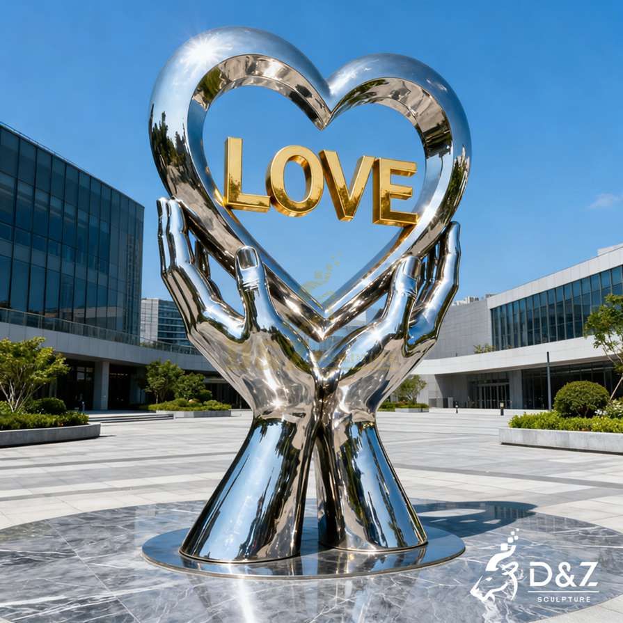 Metal Art Love Sculpture 1 Metal Art Love Sculpture 1