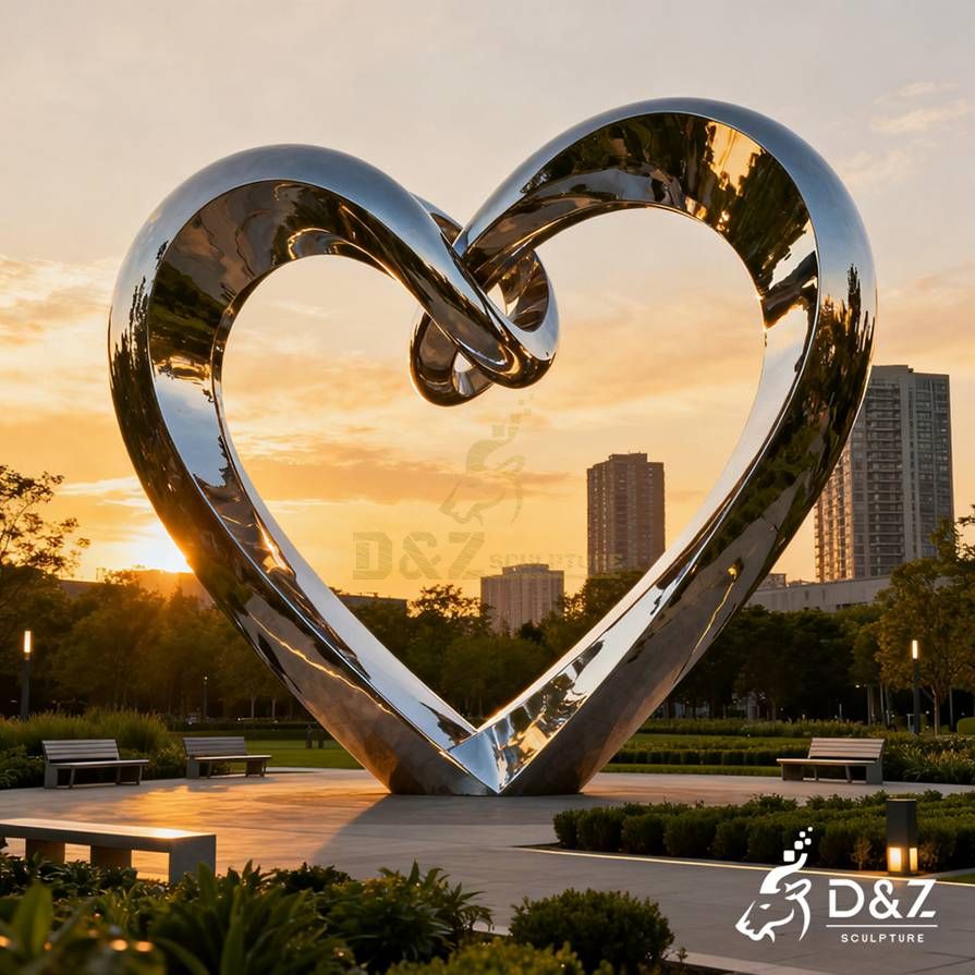 Metal Art Love Sculpture 4 Metal Art Love Sculpture 4