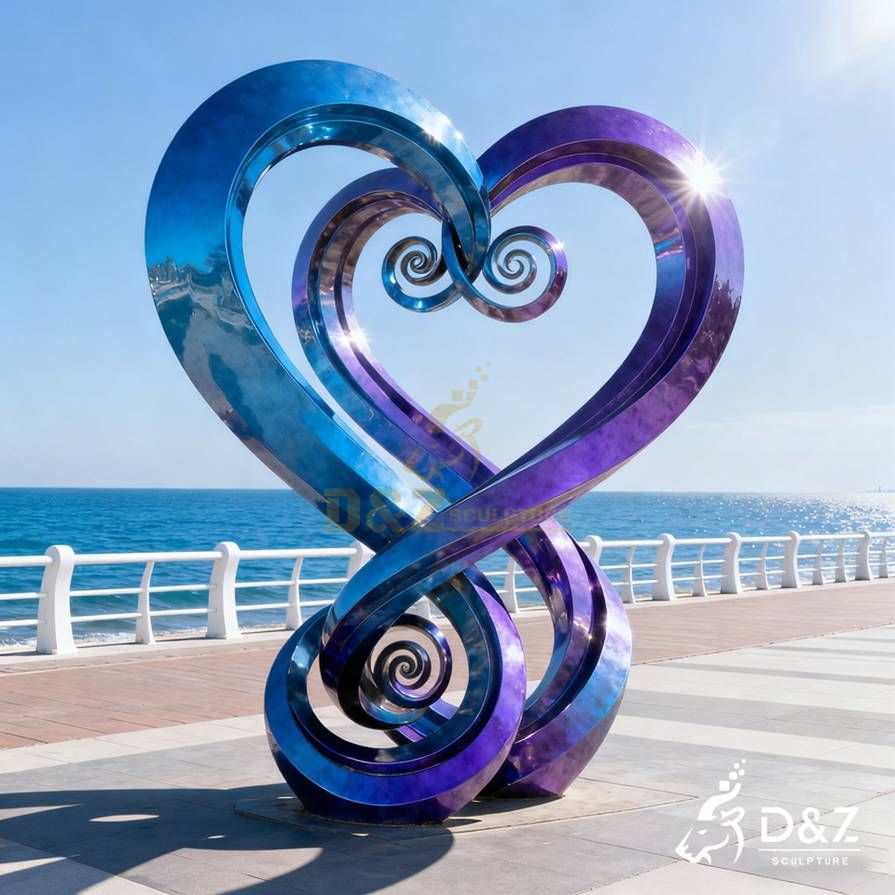 Metal Art Love Sculpture 6 Metal Art Love Sculpture 6