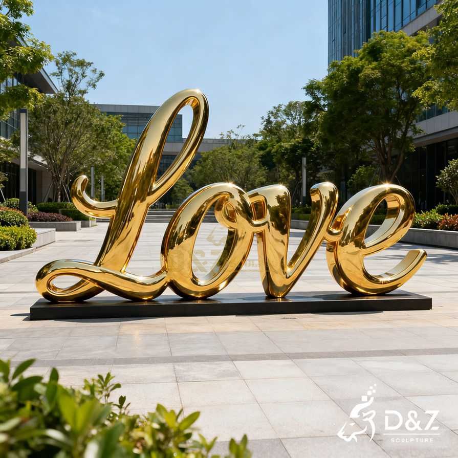 15-11 Original Metal Love Sculptures | Eternal Symbol of Love