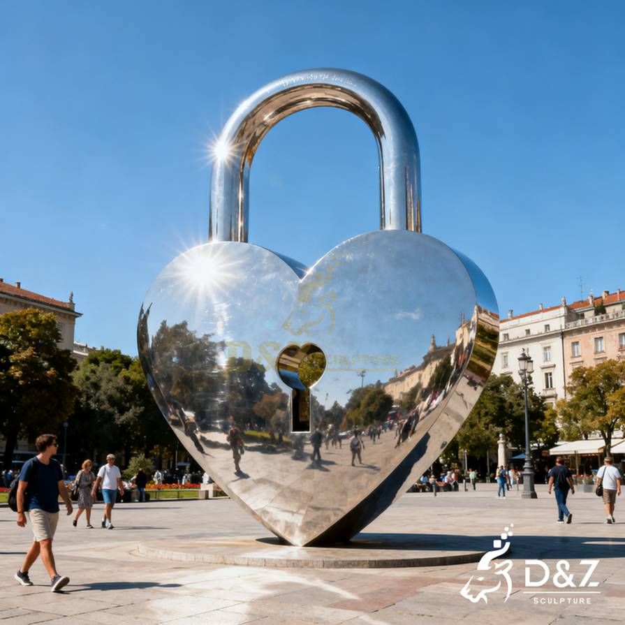 15-12 Original Metal Love Sculptures | Eternal Symbol of Love