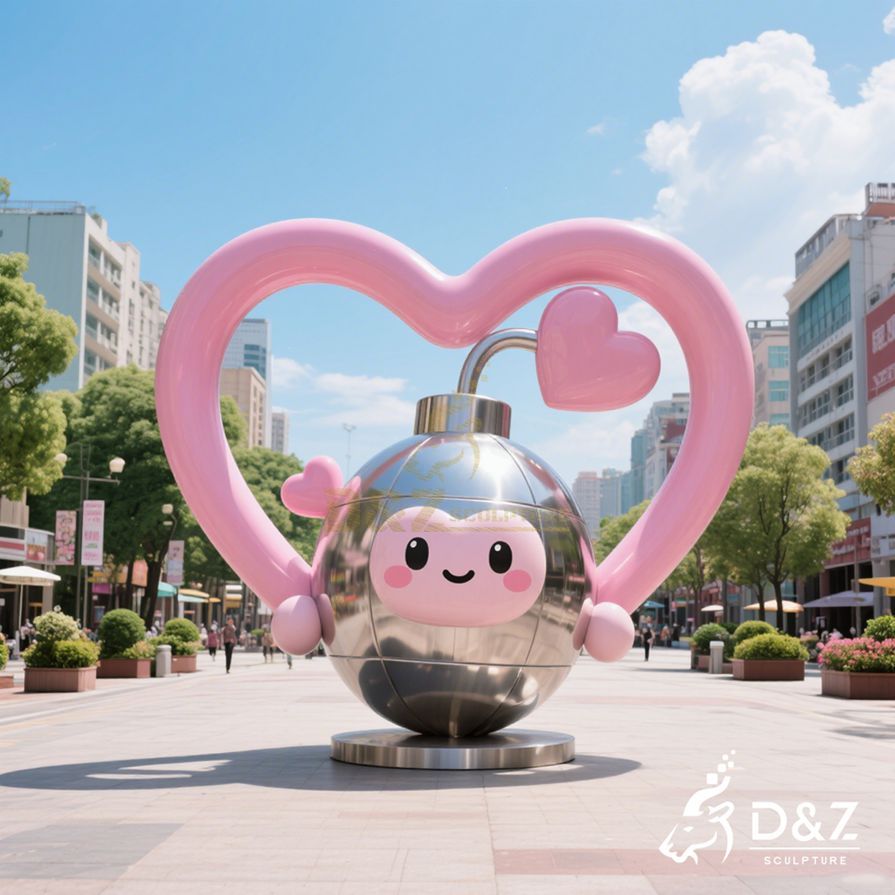 15-14 Original Metal Love Sculptures | Eternal Symbol of Love