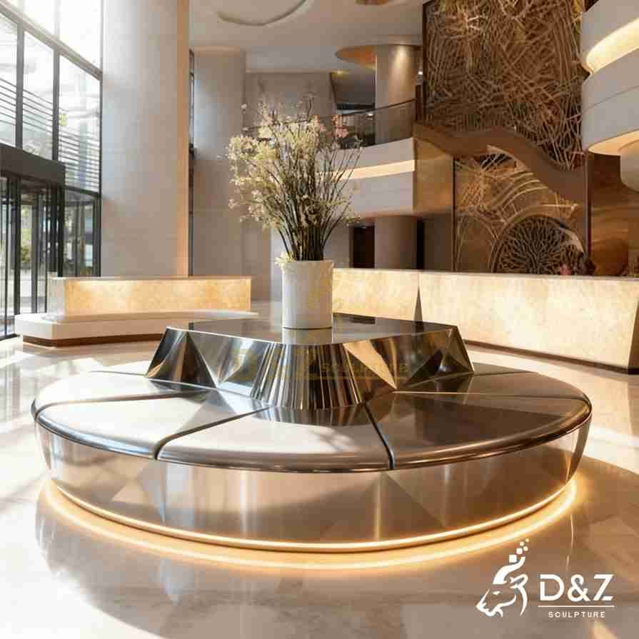 Metal Round the Tree Bench 1 Metal Round the Tree Bench 1