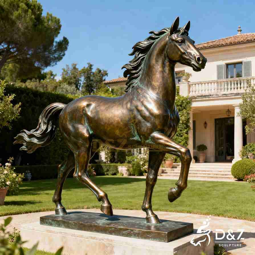 Bronze Horse Garden Statue 5