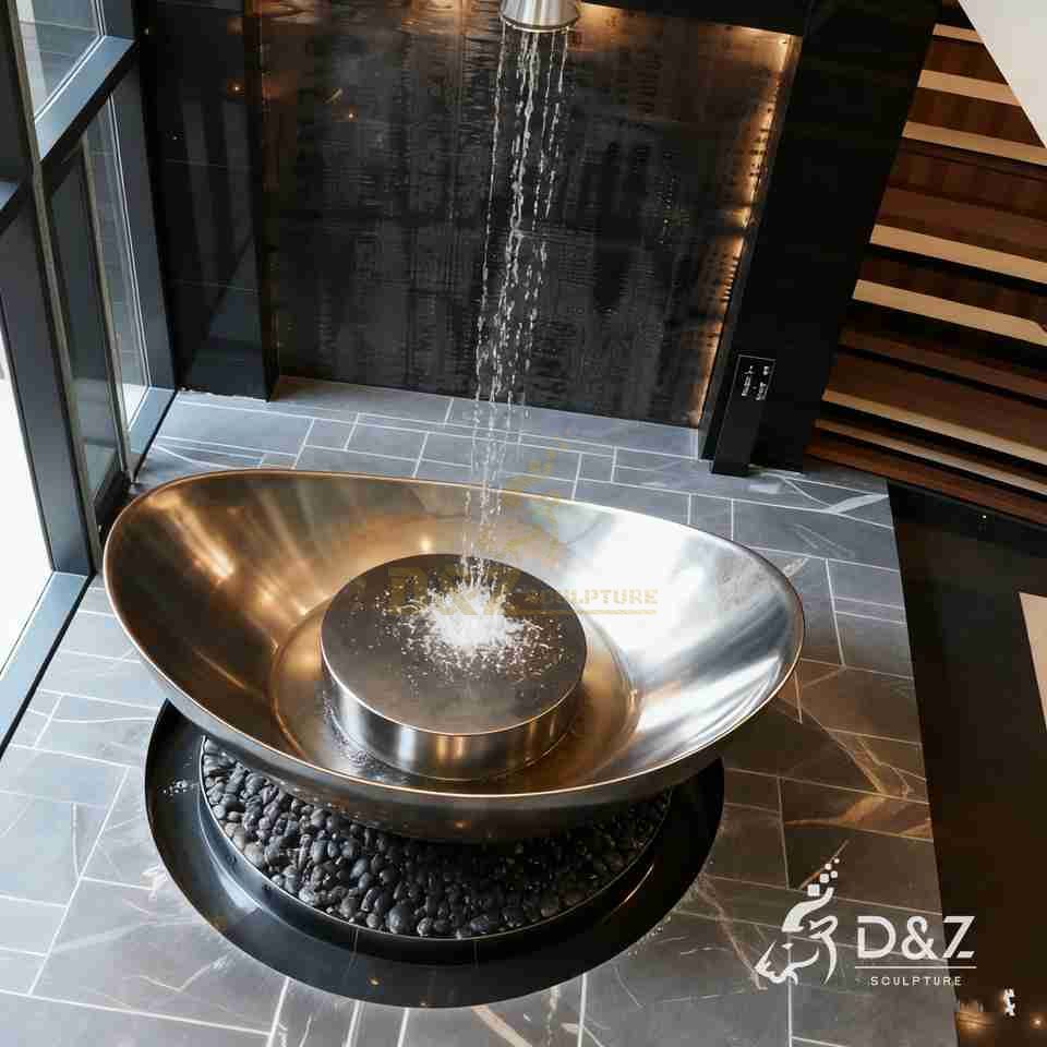 Custom Metal Fortune Boat Water Fountain for Sale 4 Custom Metal Fortune Boat Water Fountain for Sale 4