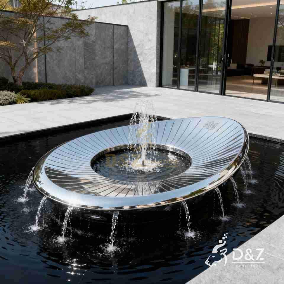 Custom Metal Fortune Boat Water Fountain for Sale 7 Custom Metal Fortune Boat Water Fountain for Sale 7