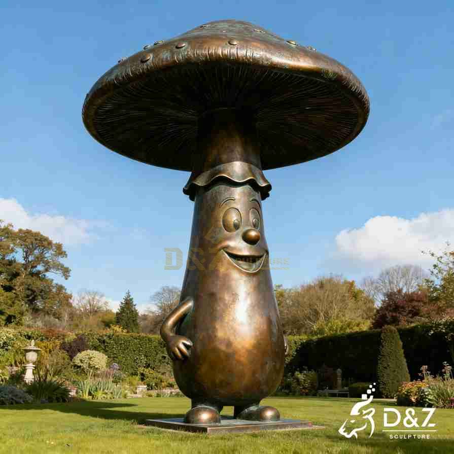 Bronze Mushroom Garden Statue 3 Bronze Mushroom Garden Statue 3