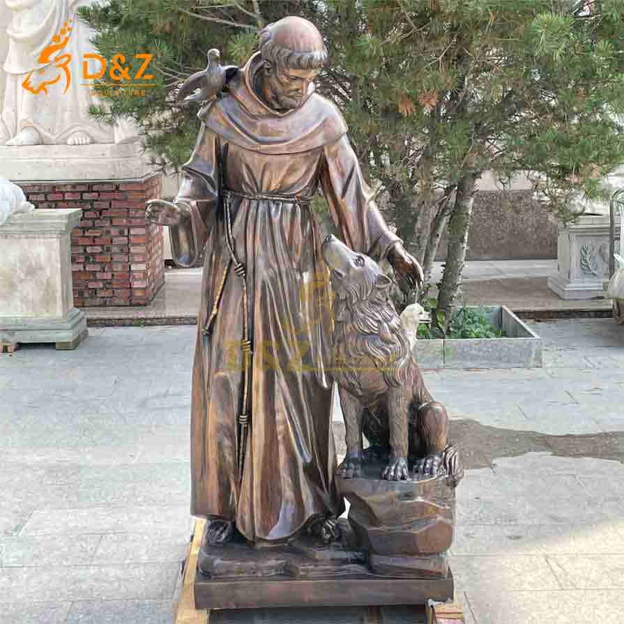 15-1 Large Outdoor Bronze Religious Garden Statues 15-1 Large Outdoor Bronze Religious Garden Statues