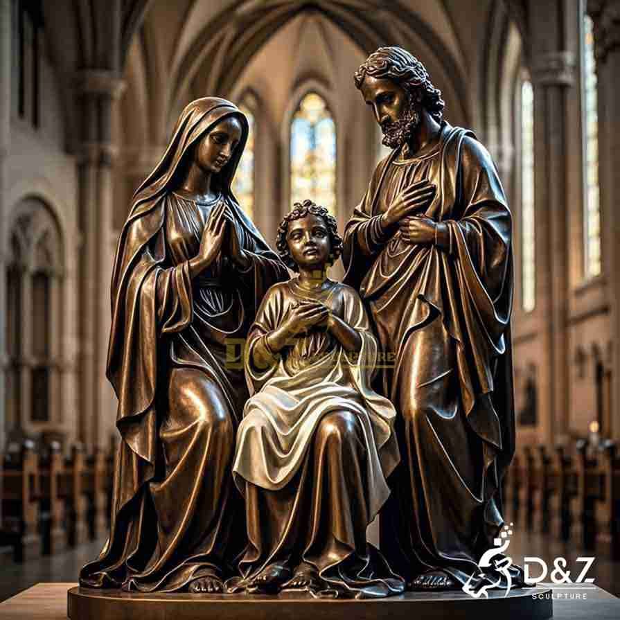 15-5 Large Outdoor Bronze Religious Garden Statues 15-5 Large Outdoor Bronze Religious Garden Statues