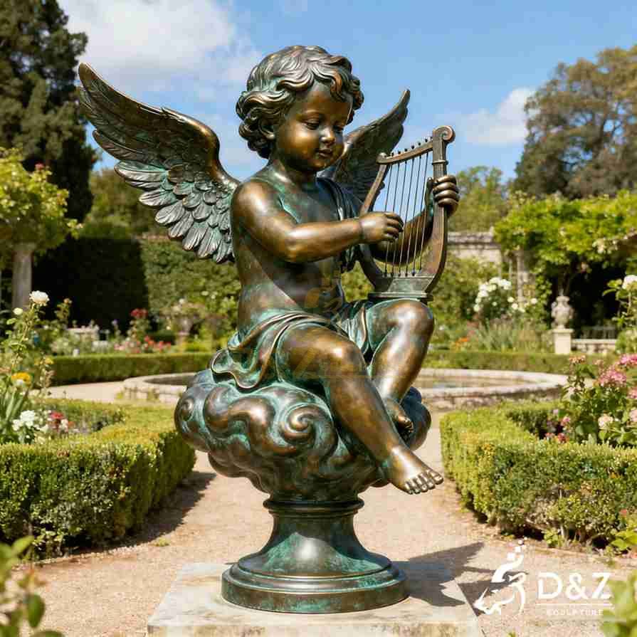 15-6 Large Outdoor Bronze Religious Garden Statues