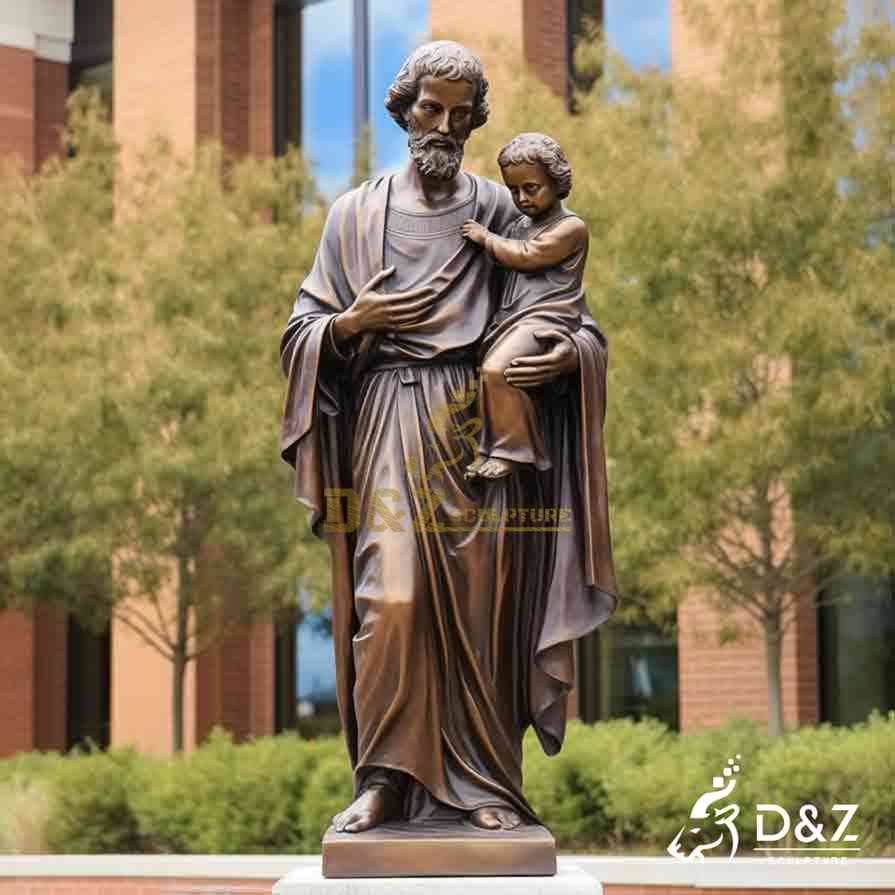 15-7 Large Outdoor Bronze Religious Garden Statues 15-7 Large Outdoor Bronze Religious Garden Statues