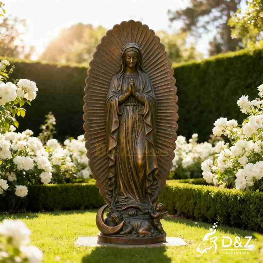 15-9 Large Outdoor Bronze Religious Garden Statues