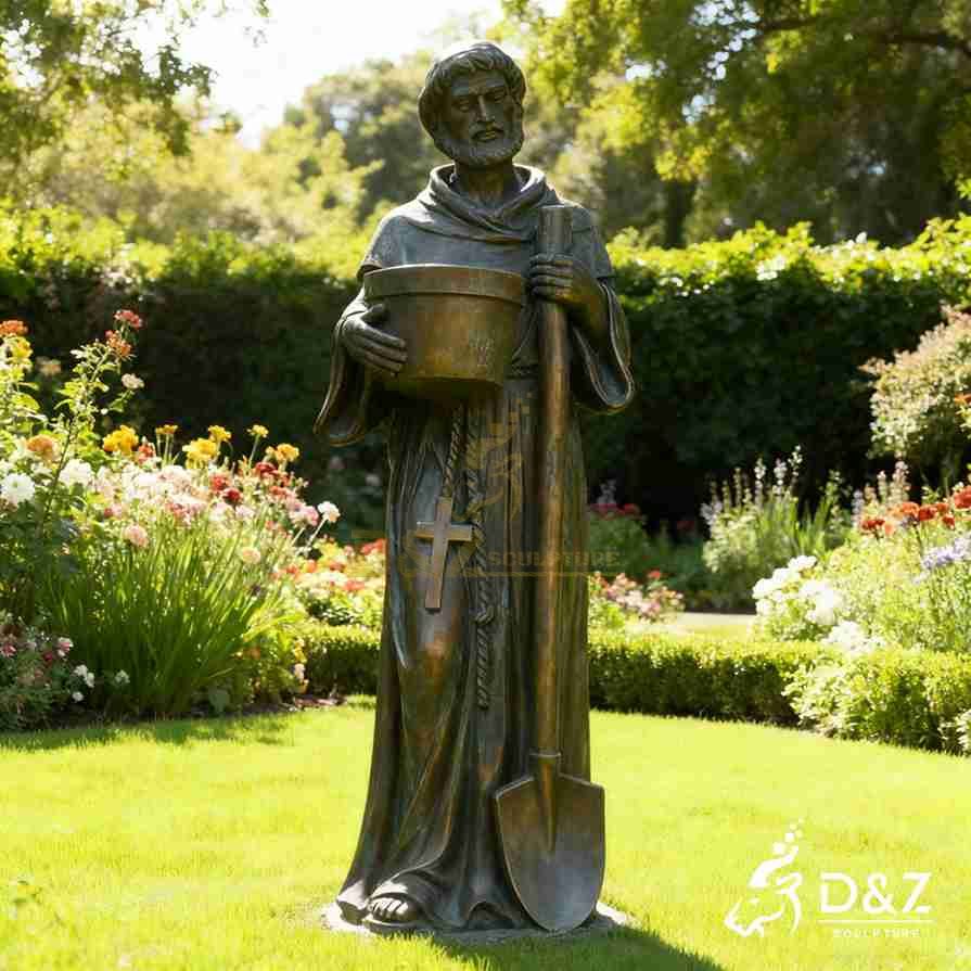 15-10 Large Outdoor Bronze Religious Garden Statues