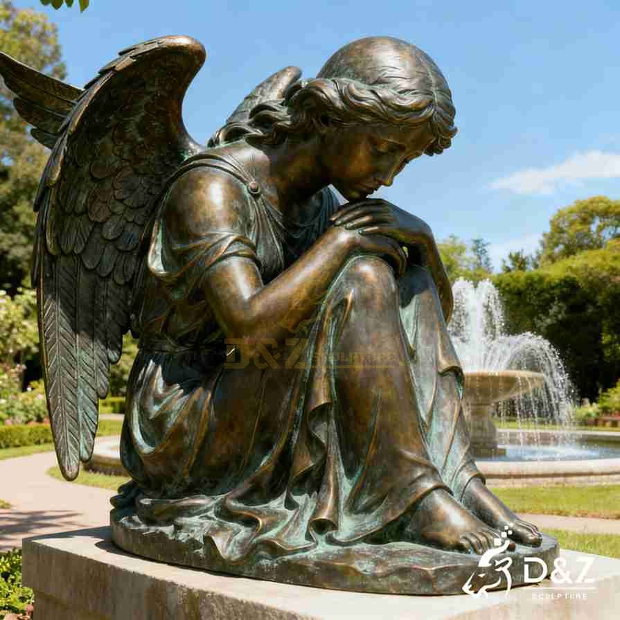 15-11 Large Outdoor Bronze Religious Garden Statues