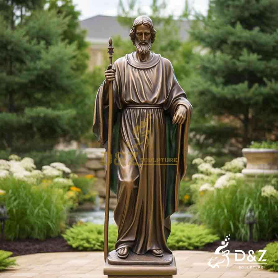 15-12 Large Outdoor Bronze Religious Garden Statues 15-12 Large Outdoor Bronze Religious Garden Statues