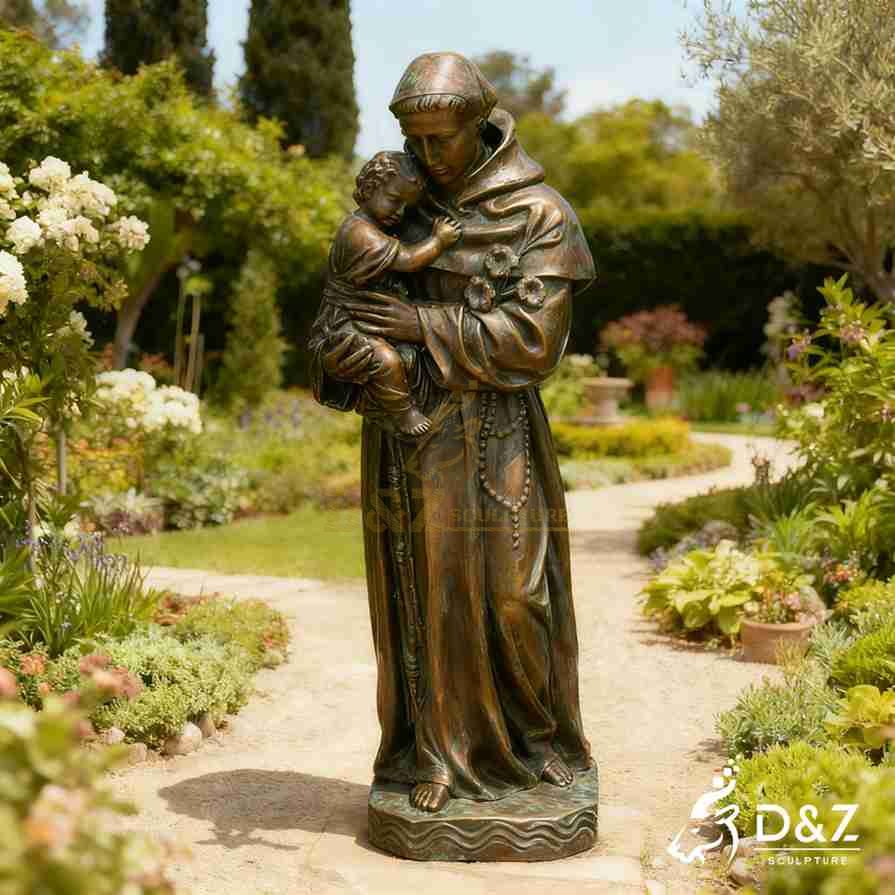 15-14 Large Outdoor Bronze Religious Garden Statues