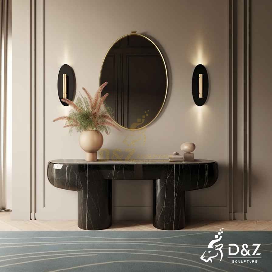 Black Entry Console Table 3