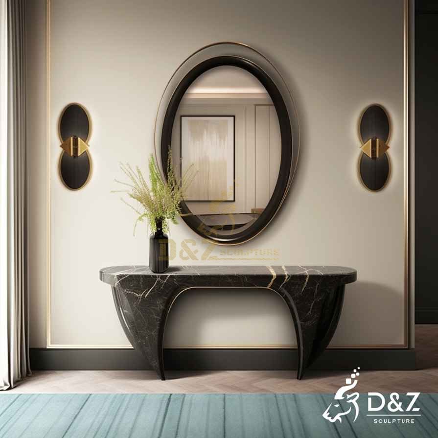 Black Entry Console Table 6