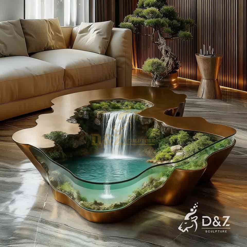 Indoor Table Water Fountain | Bronze Water Feature Sculpture 7 Indoor Table Water Fountain | Bronze Water Feature Sculpture 7