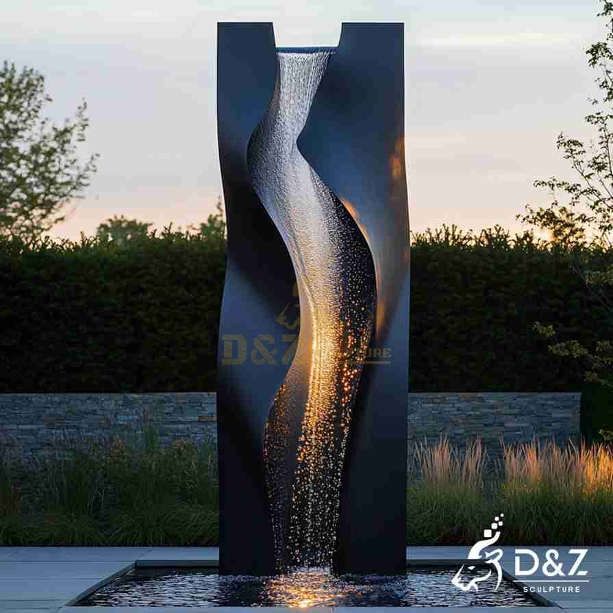Metal Wall Fountain 3