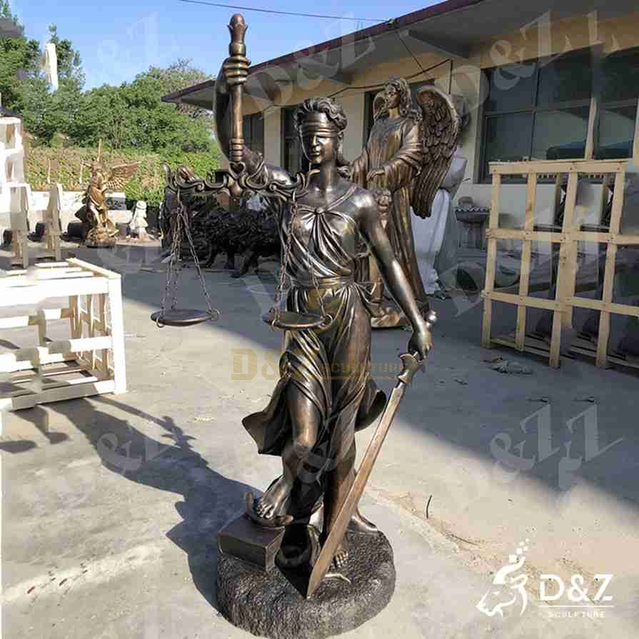 Bronze Justitia Statue 1