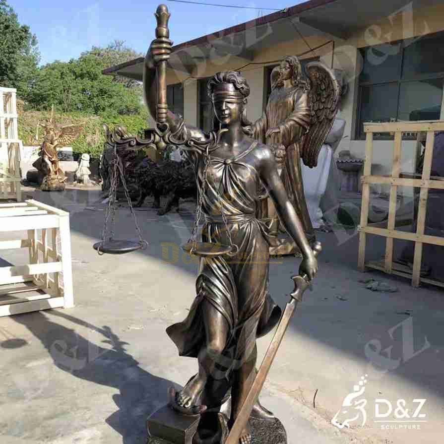 Bronze Justitia Statue 2