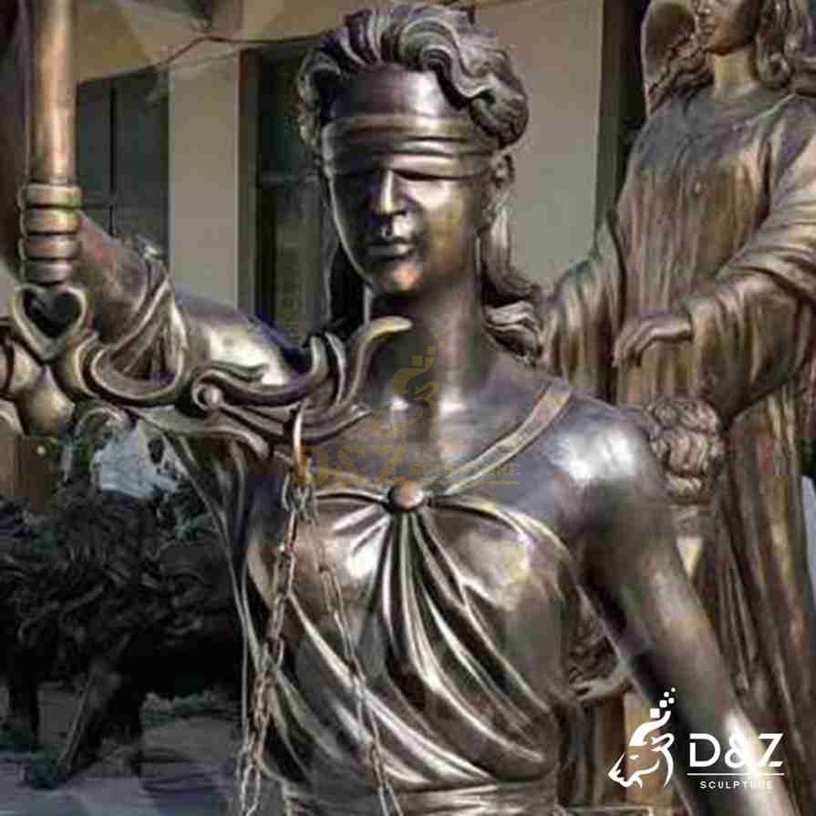 Bronze Justitia Statue 4