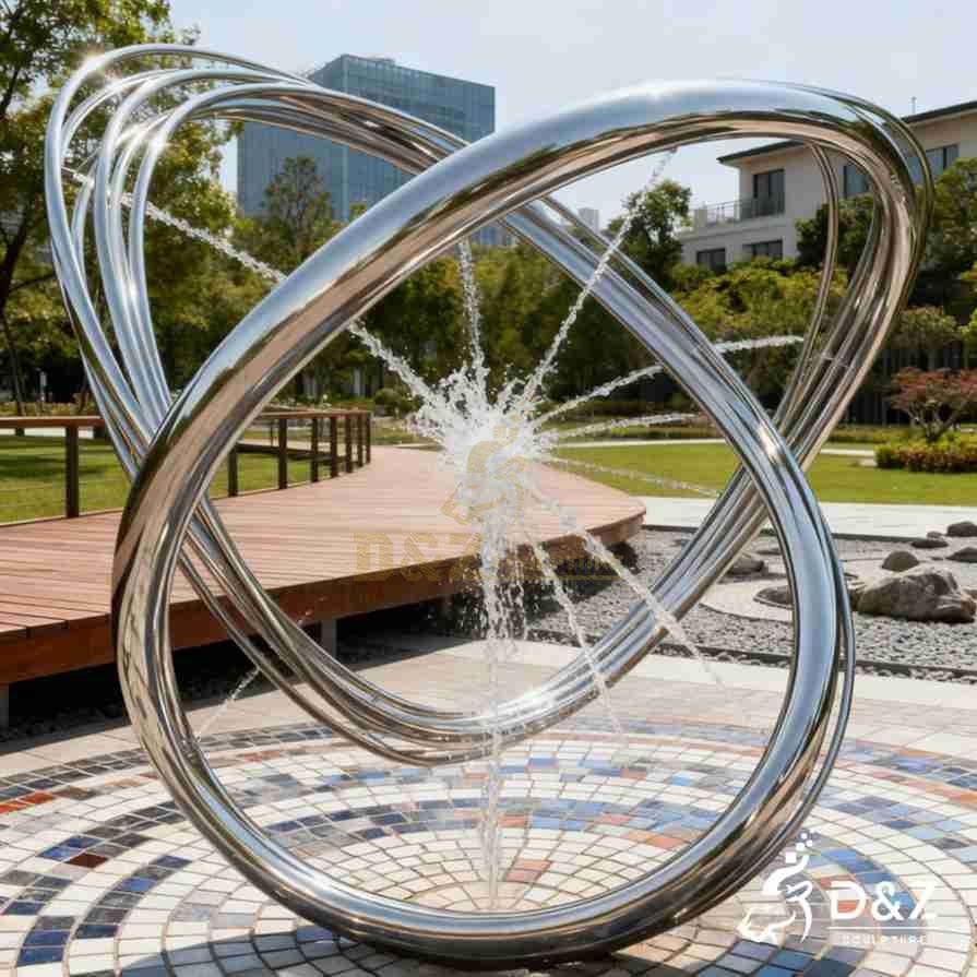 Metal Minimalist Fountain 3