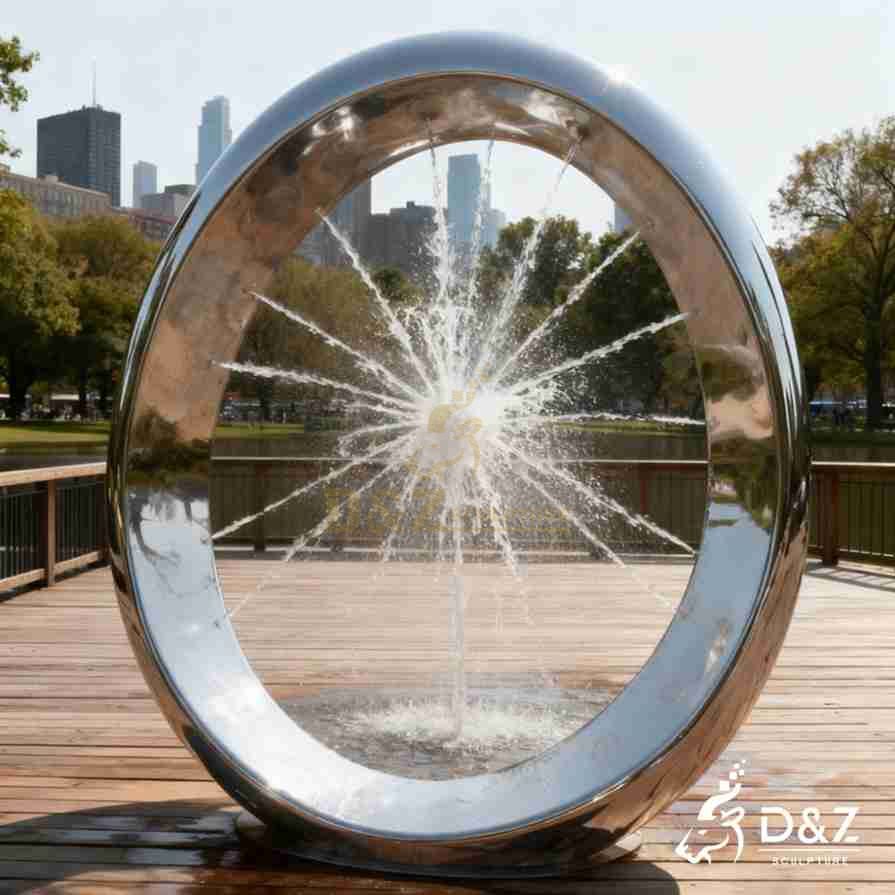 Metal Minimalist Fountain 6