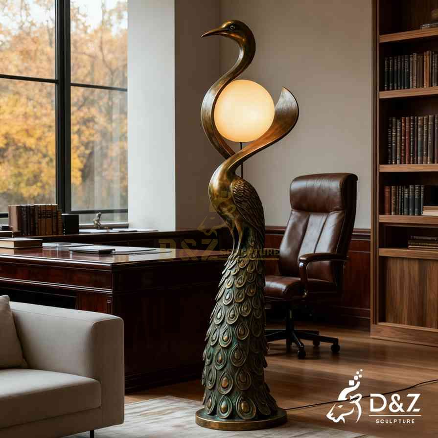 Peacock Floor Lamp 6
