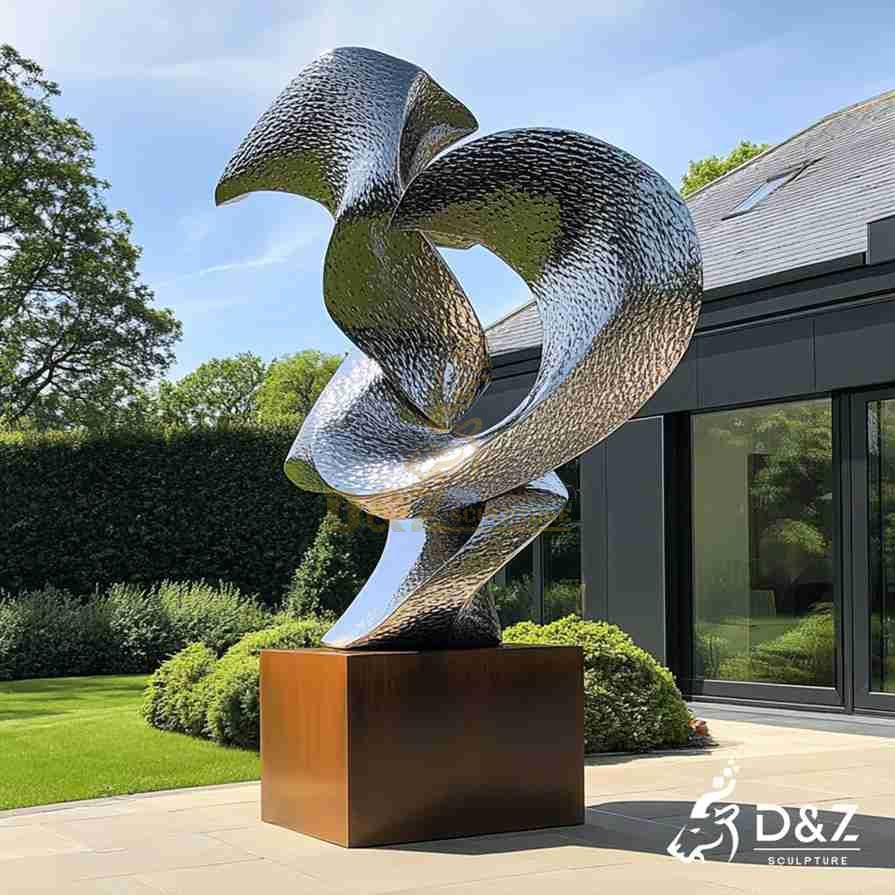 Abstract Metal Fluid Sculptures 2