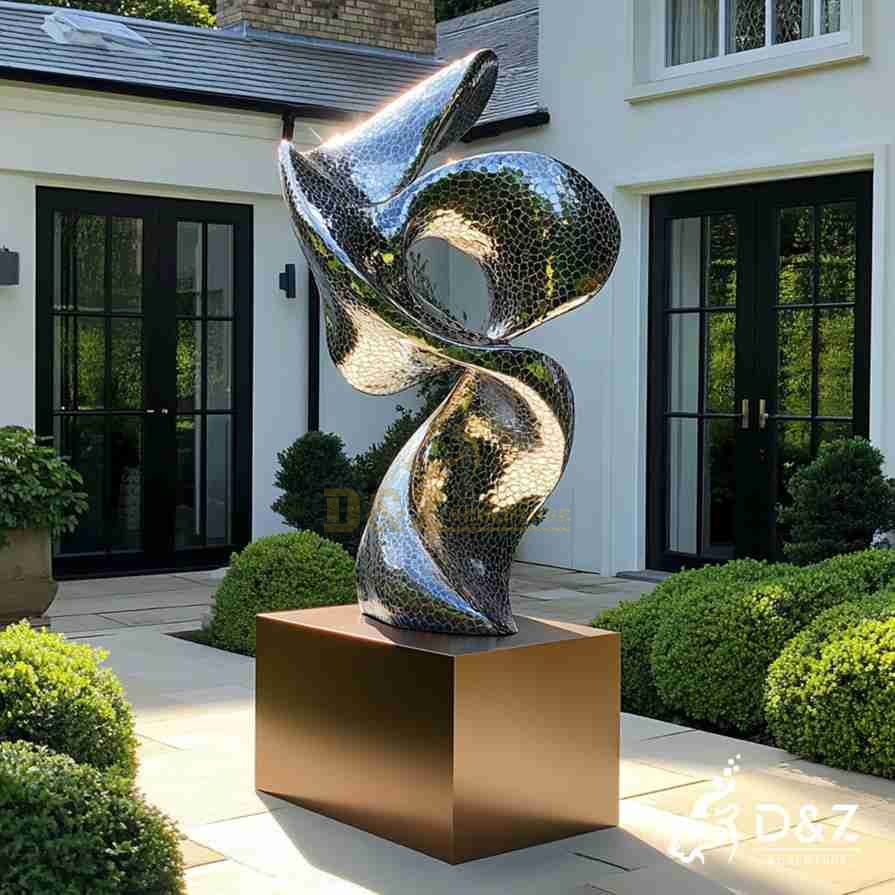 Abstract Metal Fluid Sculptures 4