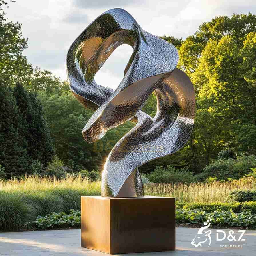 Abstract Metal Fluid Sculptures 6