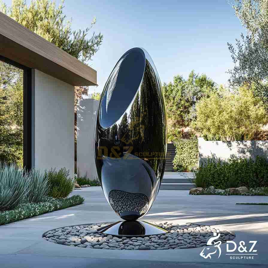 Black Oval Sculpture 2