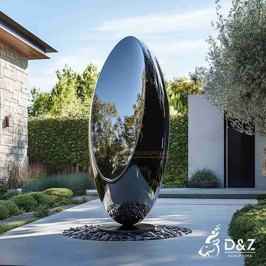 Black Oval Sculpture 3