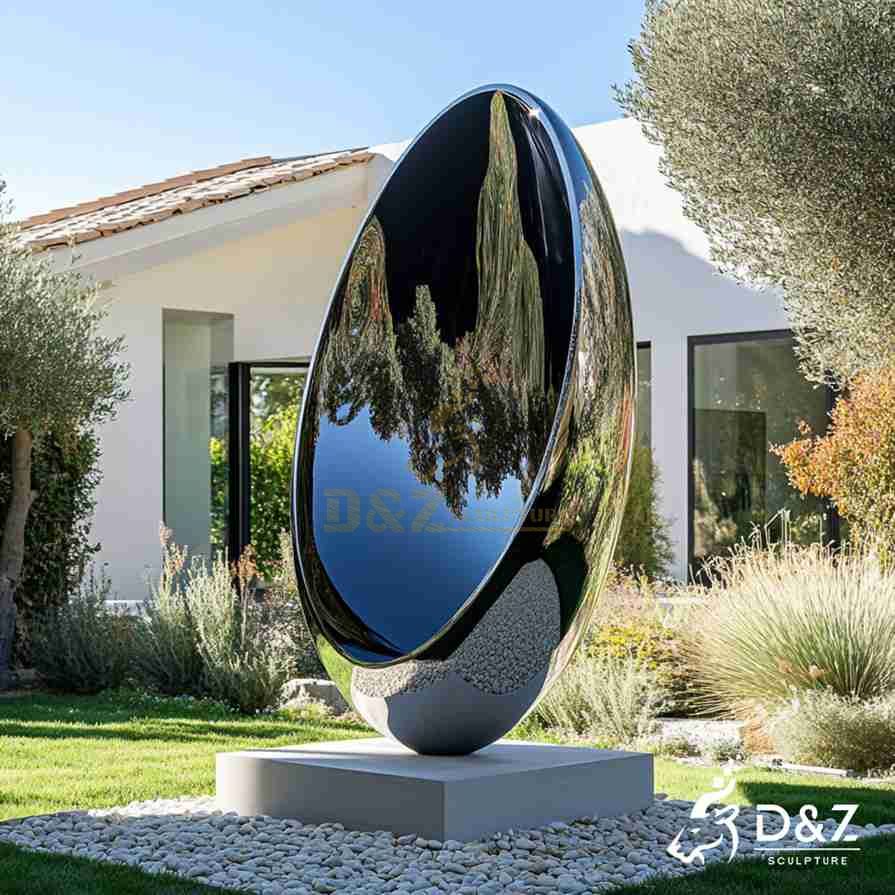 Black Oval Sculpture 6