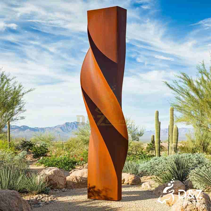 Corten Steel Twisted Sculpture 5 Corten Steel Twisted Sculpture 5