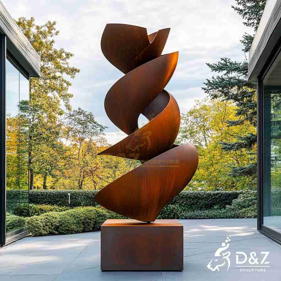 Corten Steel Elegant Sculpture 2