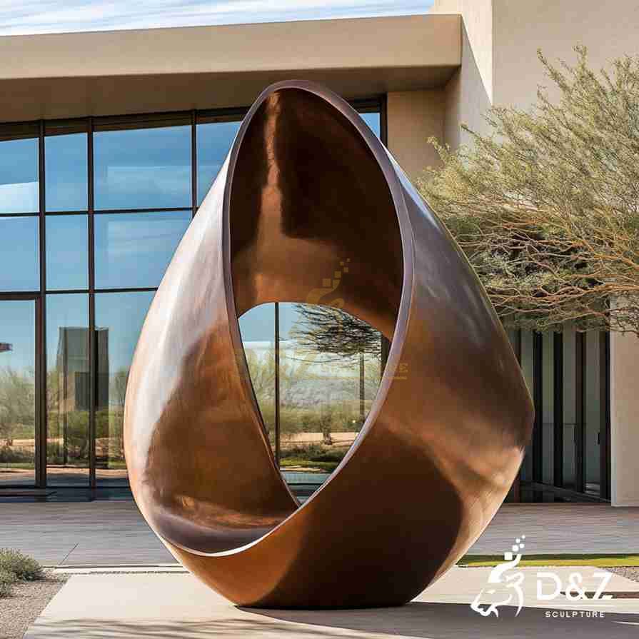 Bronze Ribbon Sculpture 5