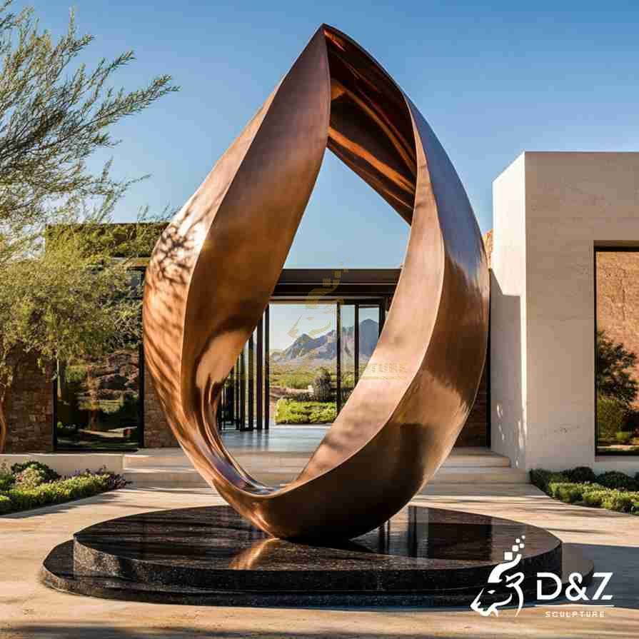 Bronze Ribbon Sculpture 6