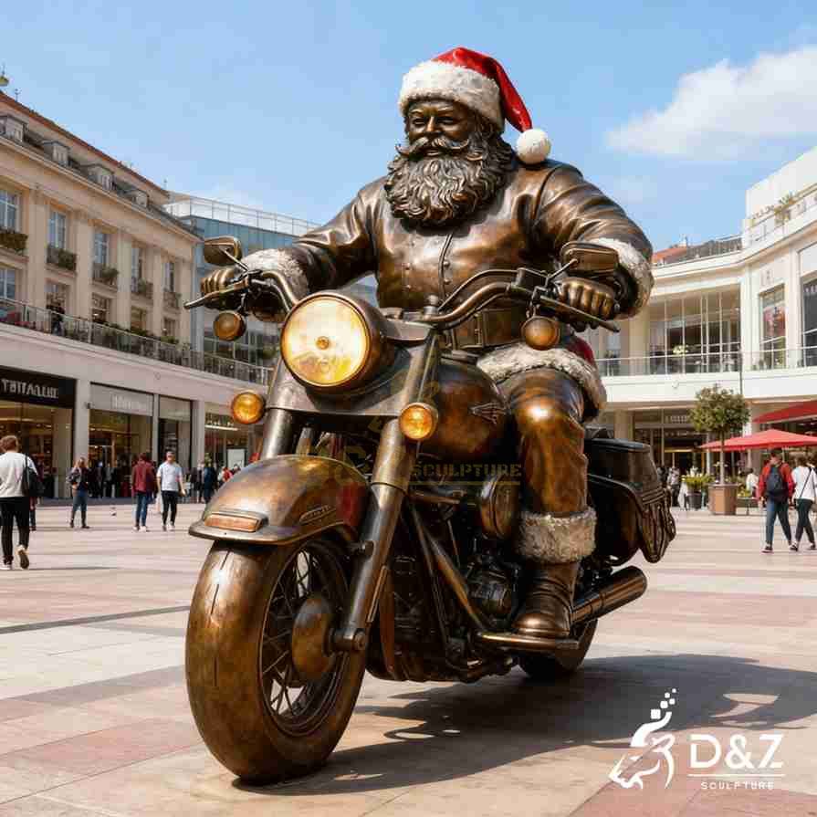 Bronze Santa Claus Statue 4 Bronze Santa Claus Statue 4