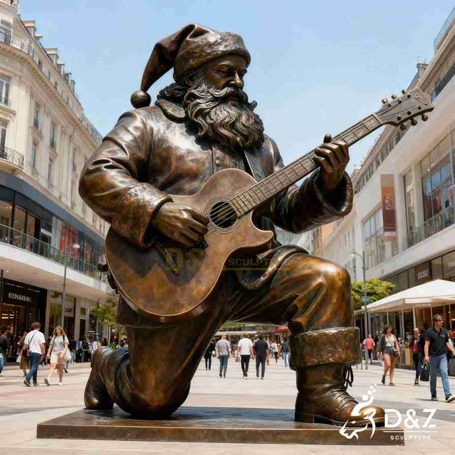 Bronze Santa Claus Statue 5 Bronze Santa Claus Statue 5