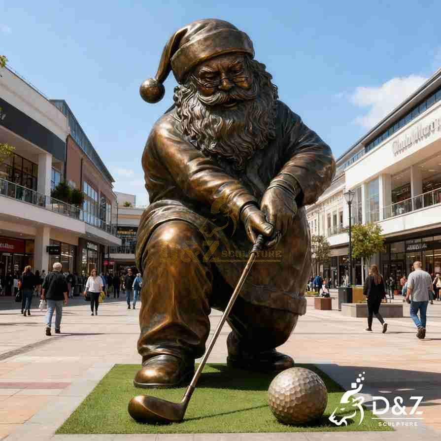 Bronze Santa Claus Statue 6 Bronze Santa Claus Statue 6